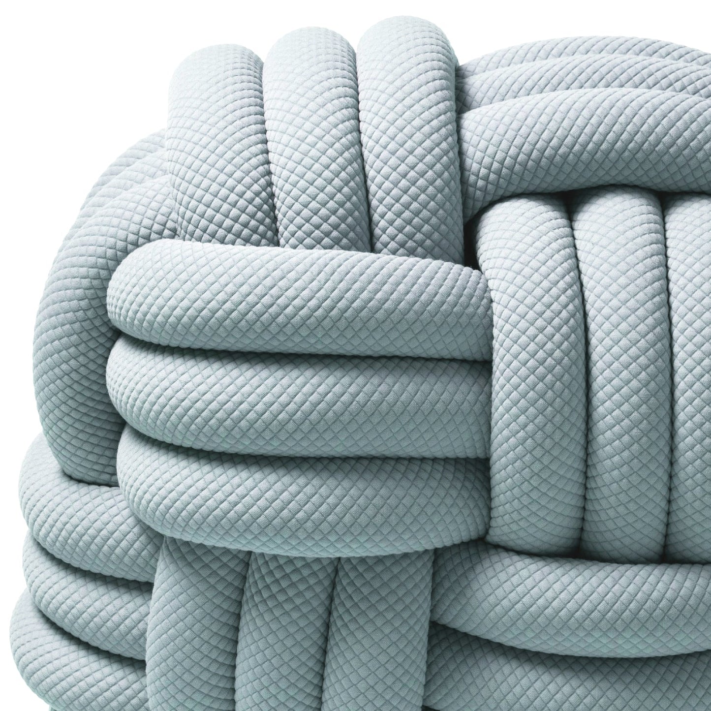 Luxe Knit Ottoman