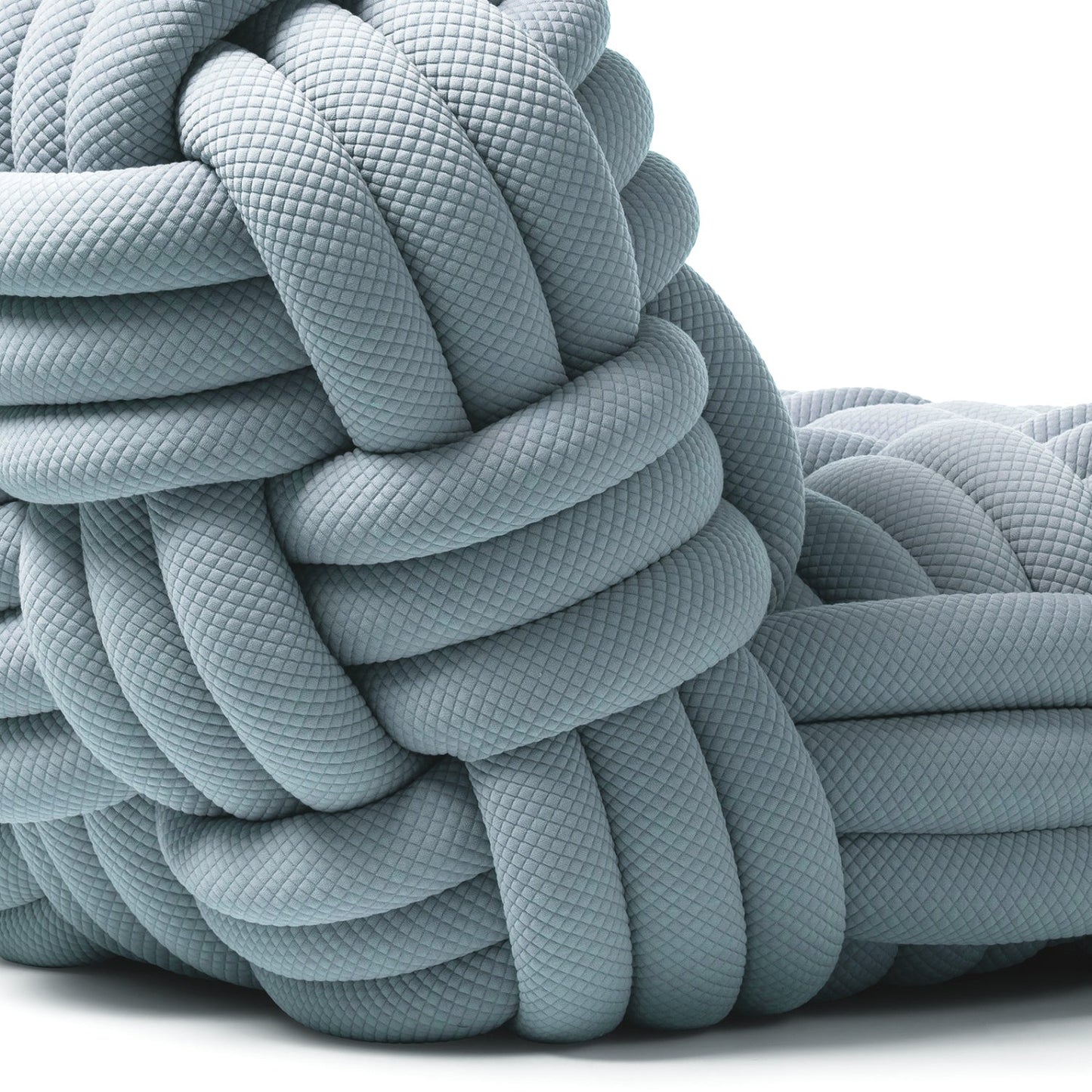 Luxe Knit Ottoman