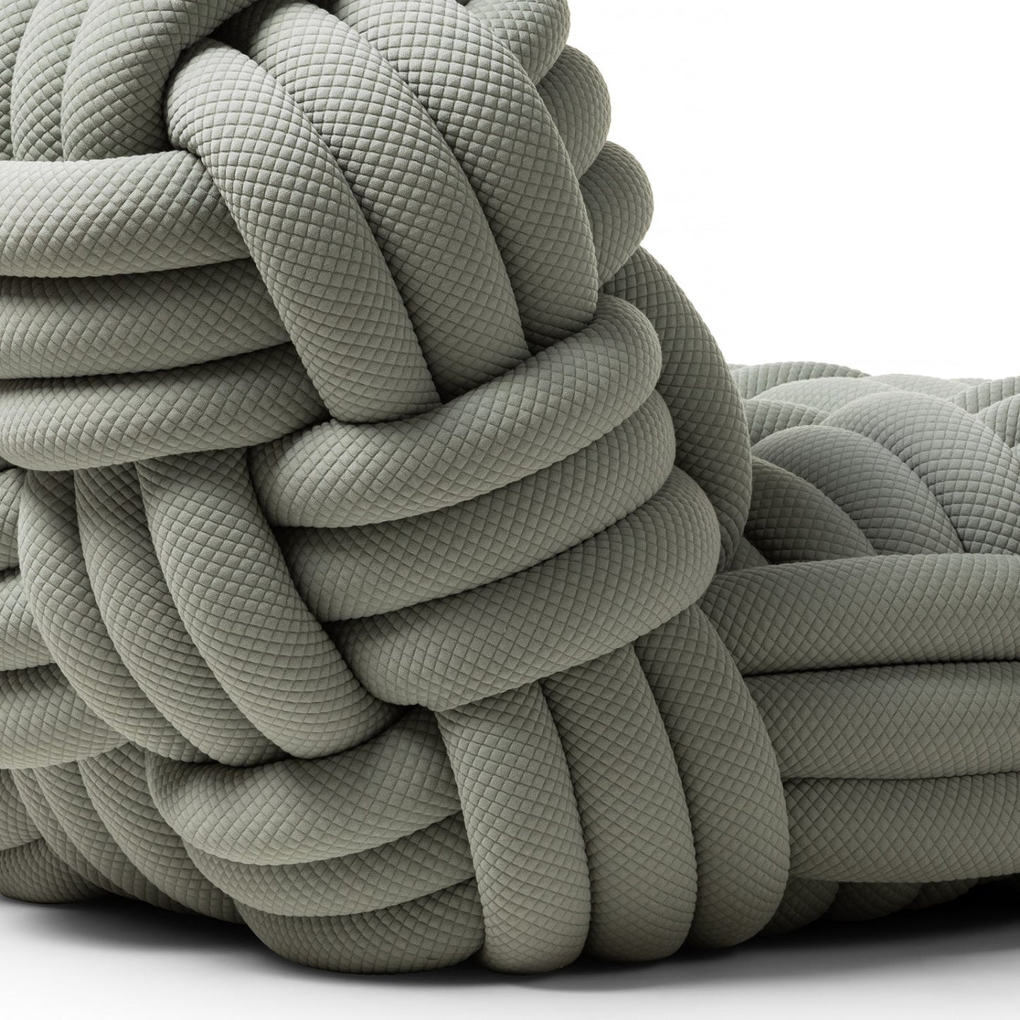 Luxe Knit Ottoman