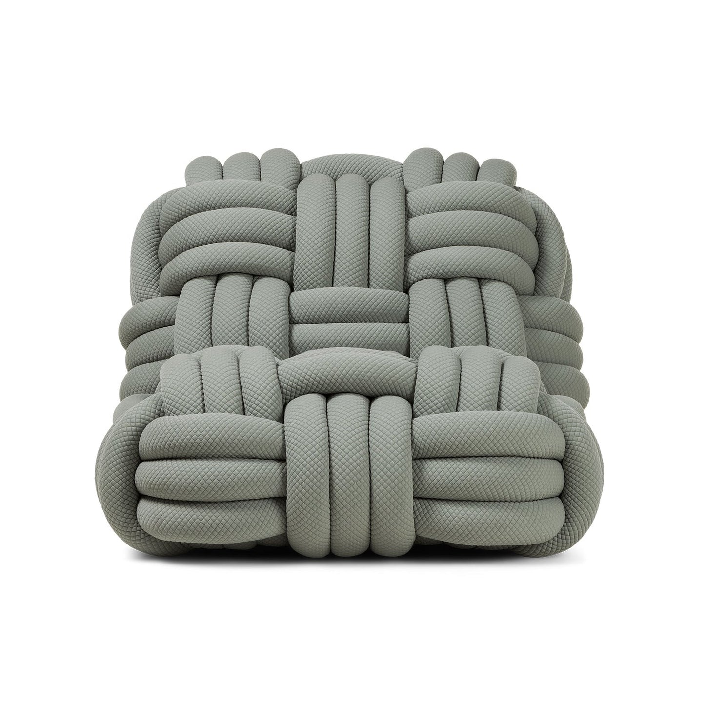 Luxe Knit Ottoman