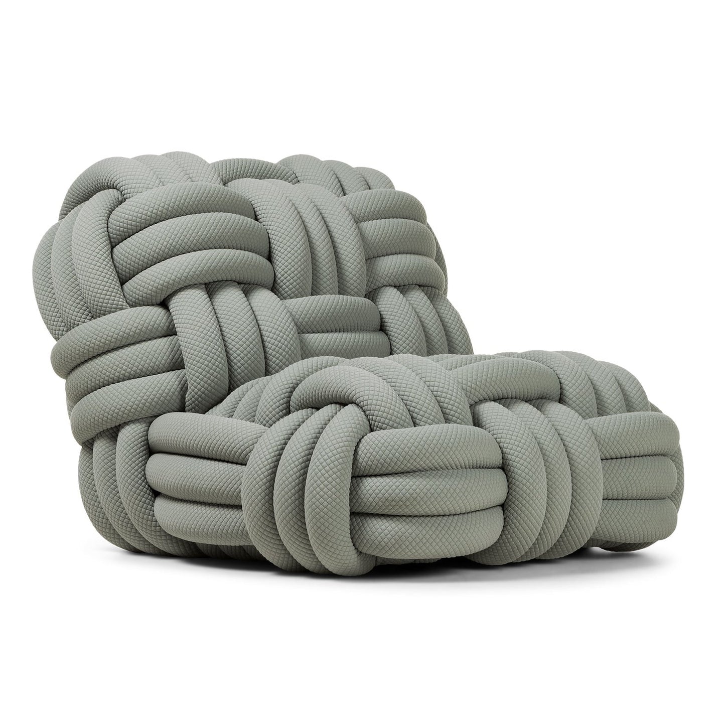 Luxe Knit Ottoman