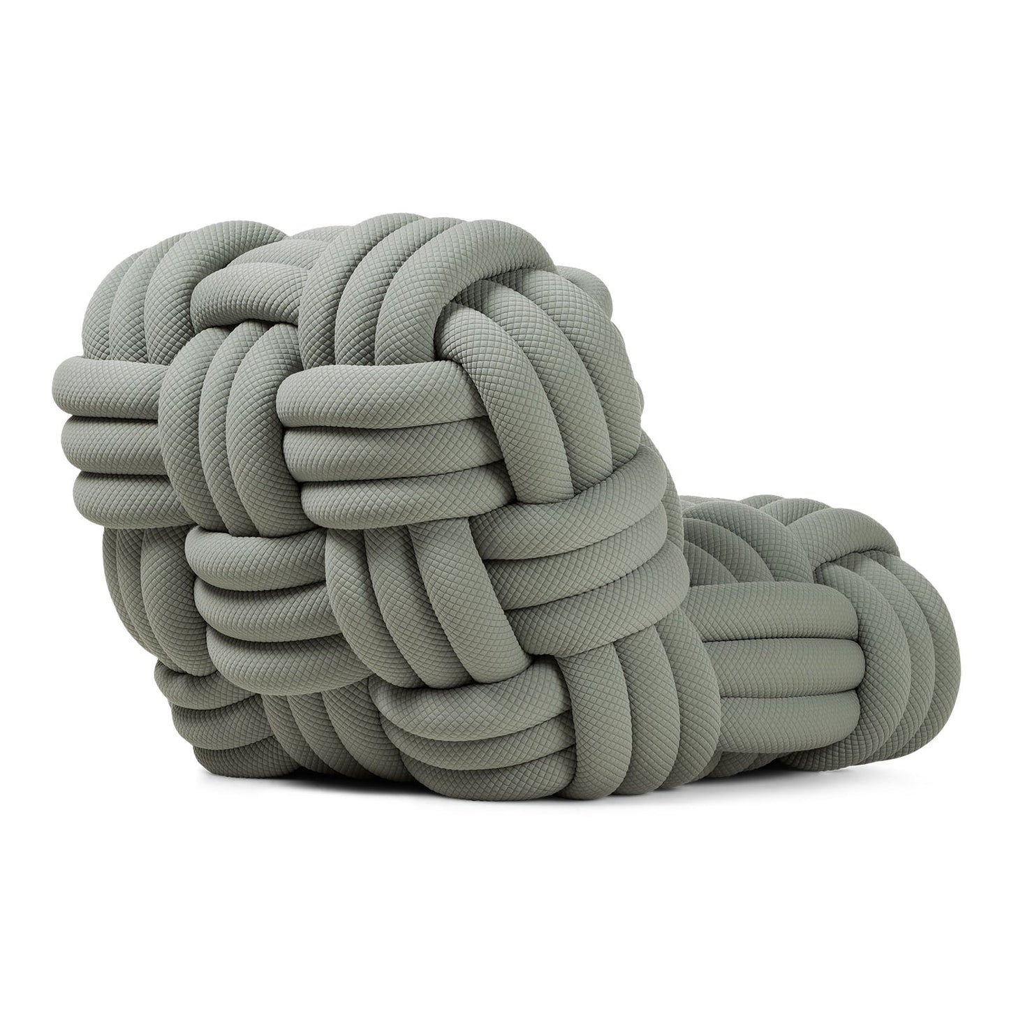 Luxe Knit Ottoman