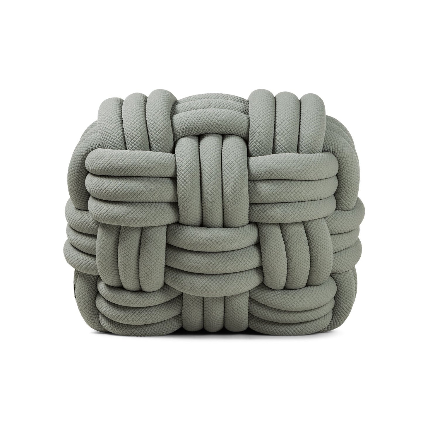Luxe Knit Ottoman