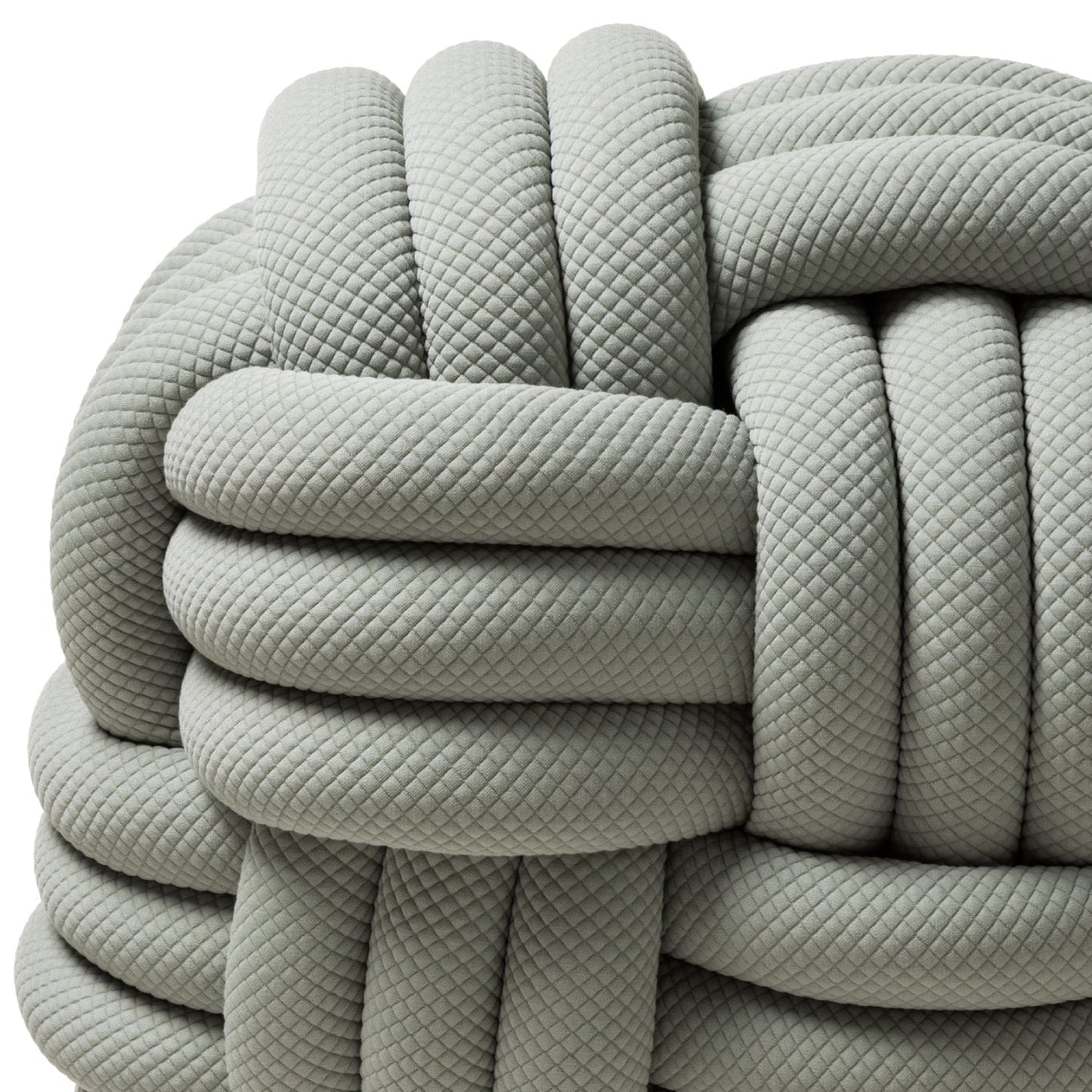 Luxe Knit Ottoman