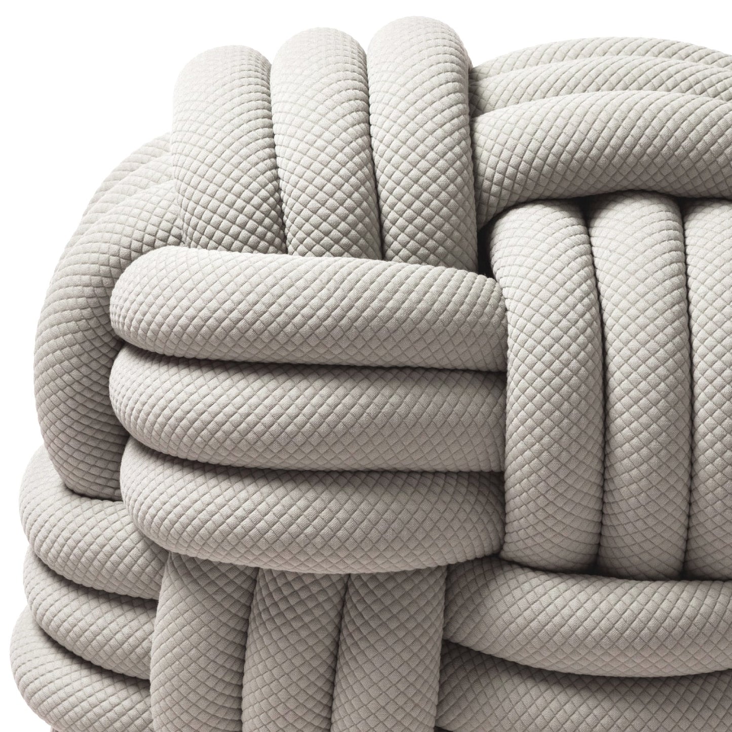 Luxe Knit Ottoman