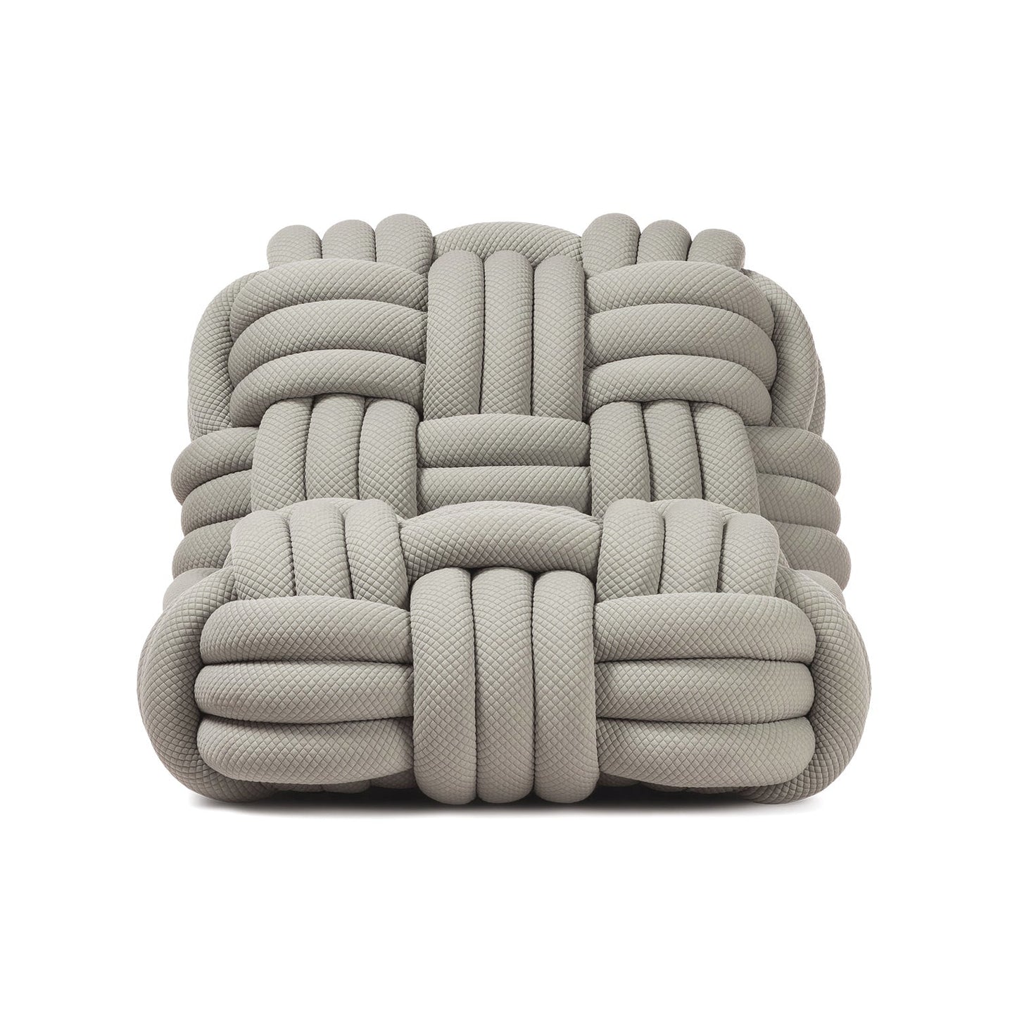 Luxe Knit Ottoman