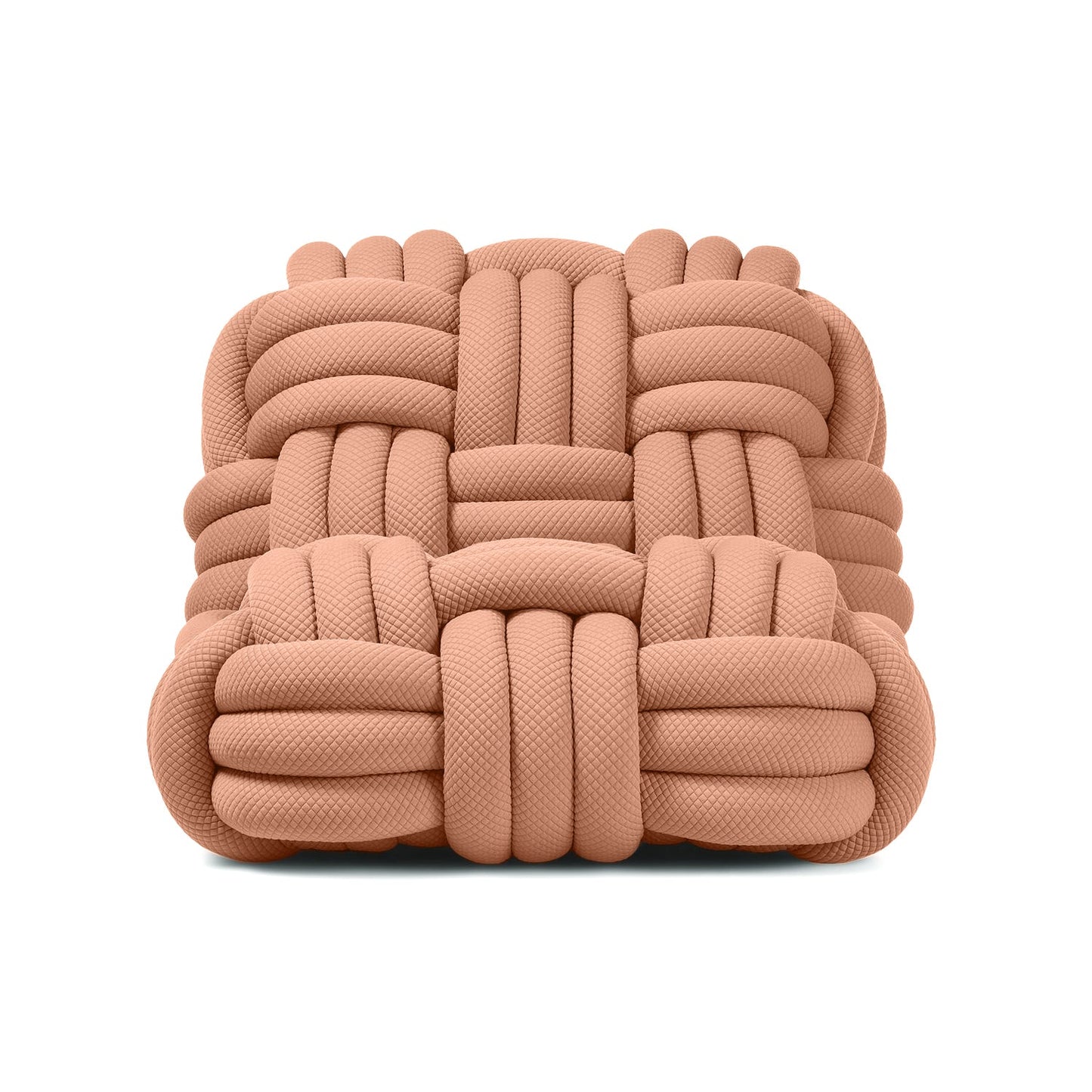 Luxe Knit Ottoman