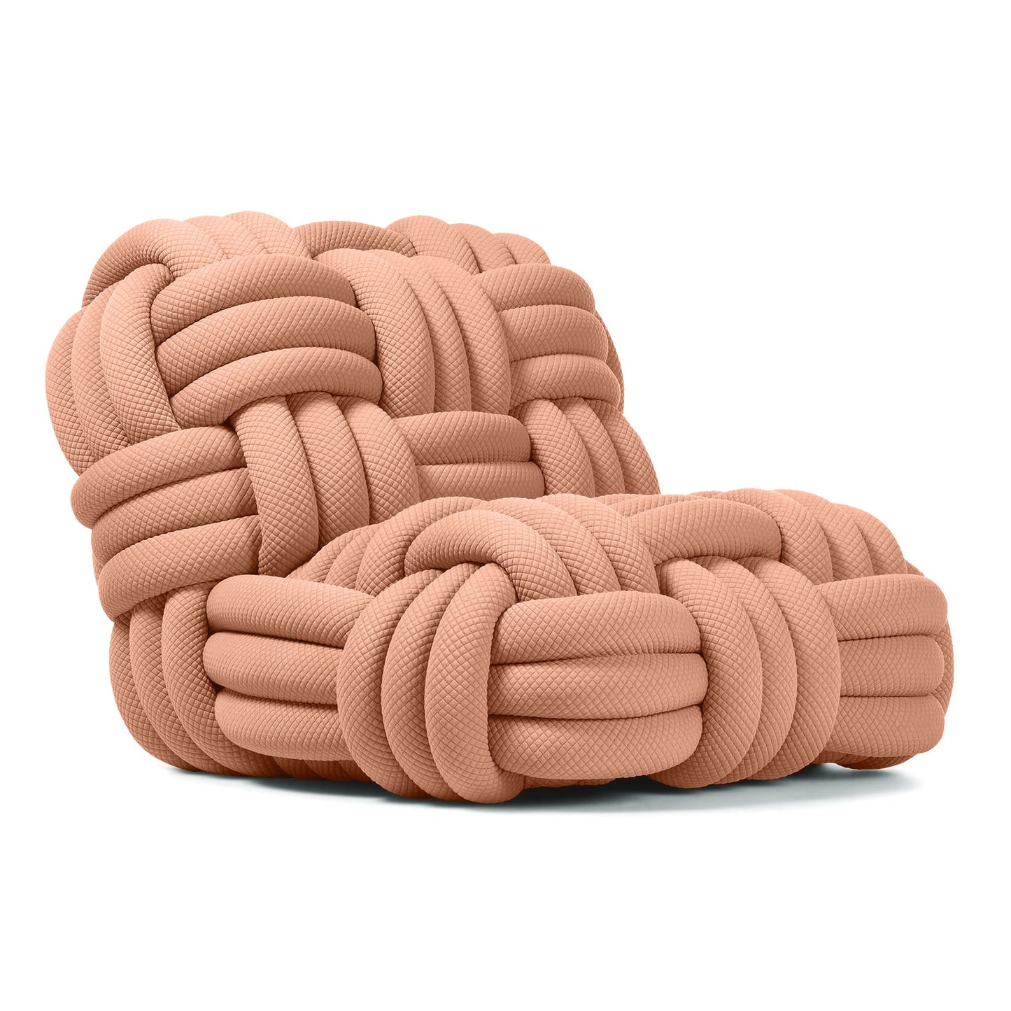 Luxe Knit Ottoman