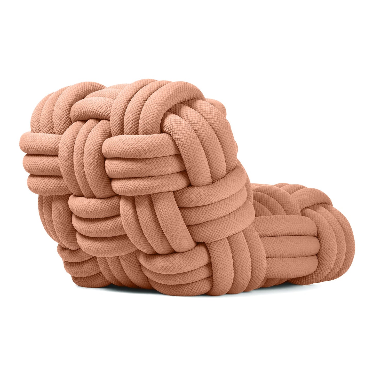 Luxe Knit Ottoman