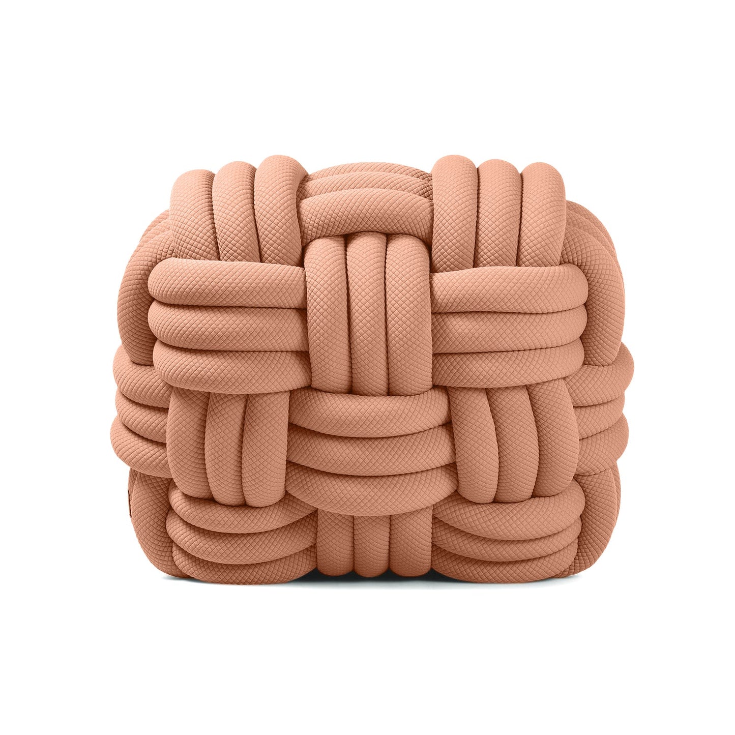 Luxe Knit Ottoman