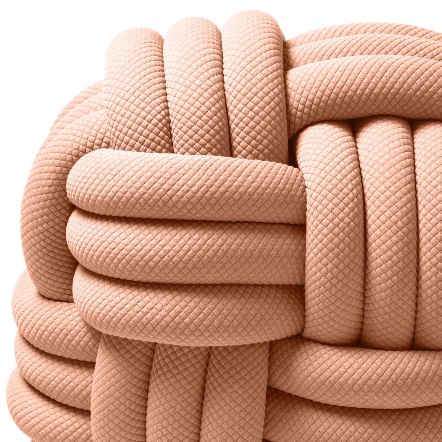 Luxe Knit Ottoman