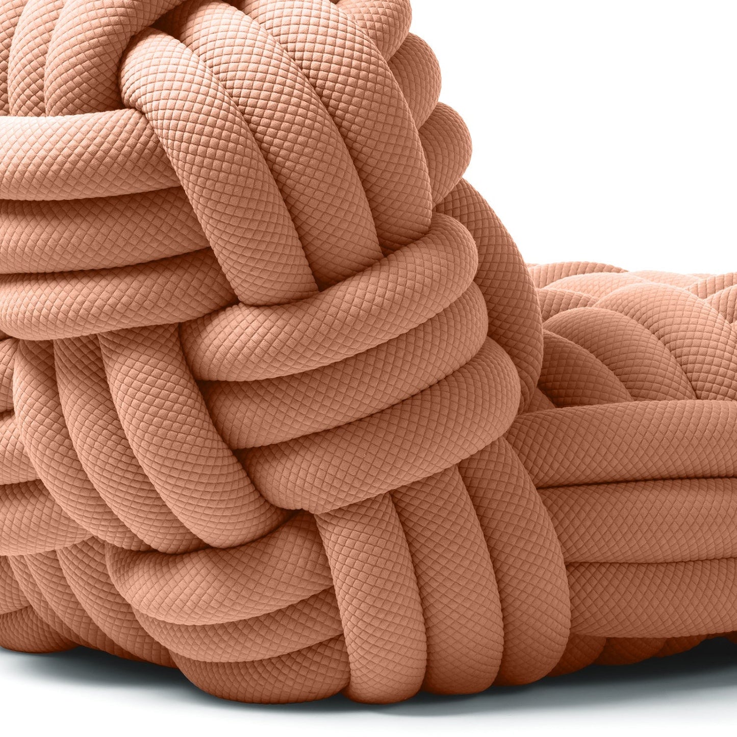 Luxe Knit Ottoman