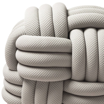 Luxe Knit Ottoman