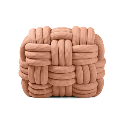 Luxe Knit Ottoman